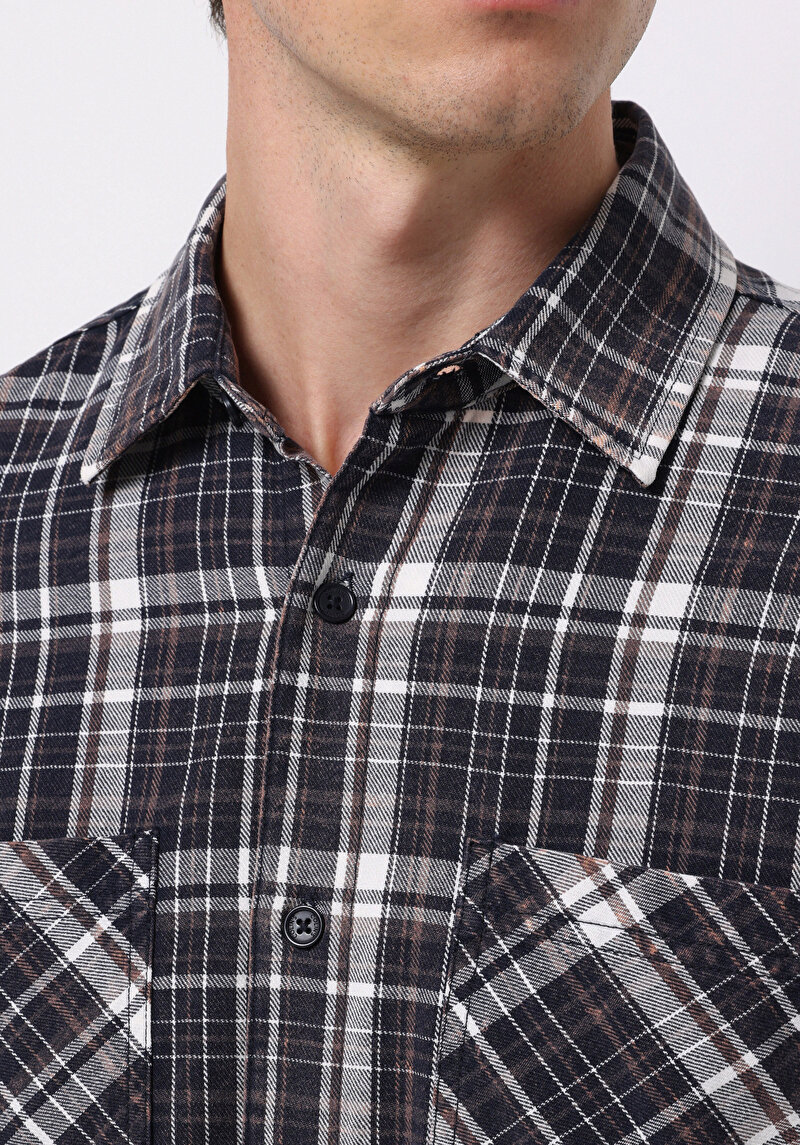 Зображення Сорочка З Довгим Рукавом Чоловіча Синя Cl1076524