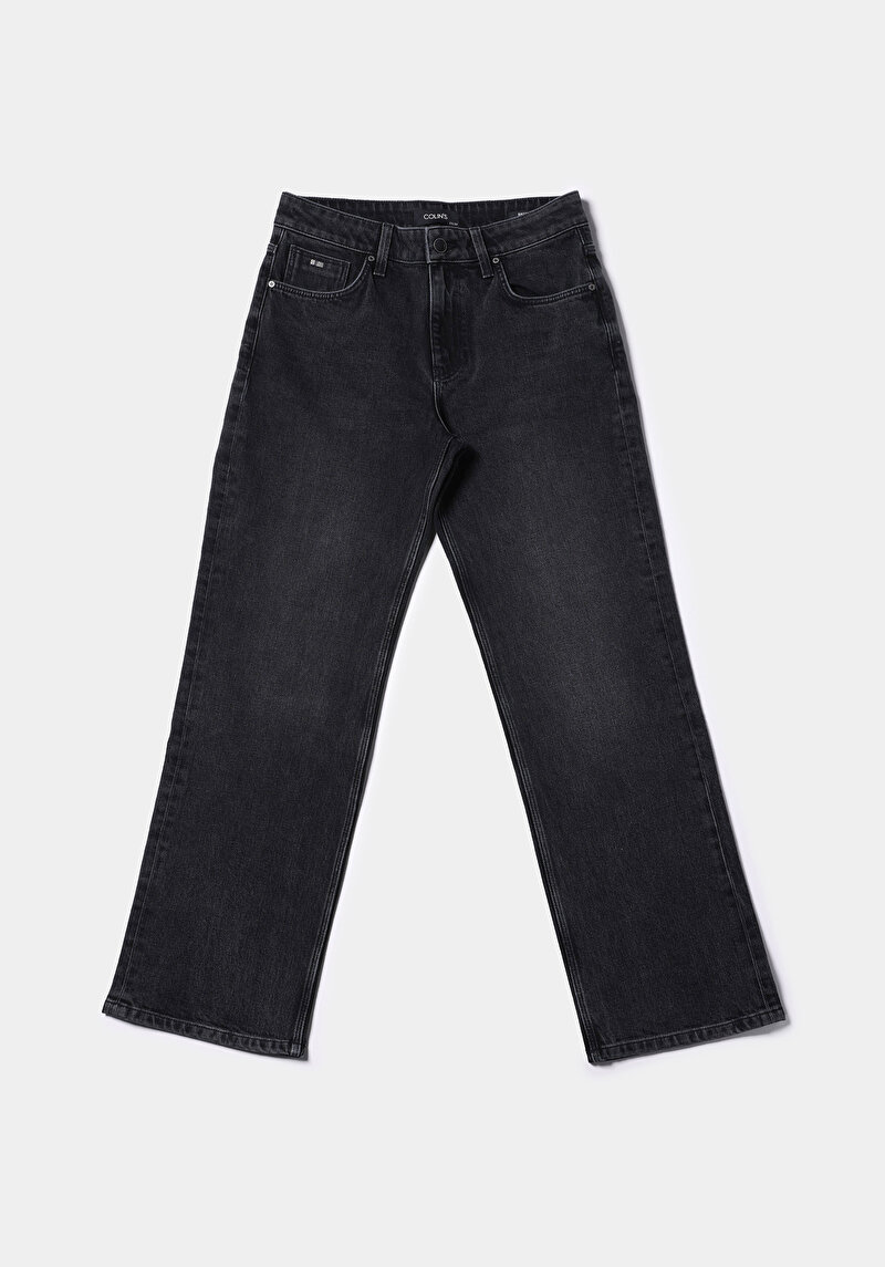 Зображення Джинси Жіночі Чорні Прямого Крою Cl1076102