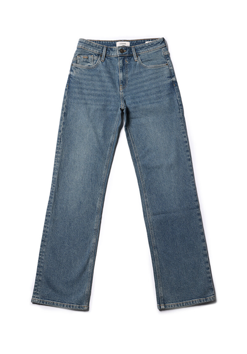 Зображення Джинси Жіночі Блакитні Прямого Крою Cl1077128