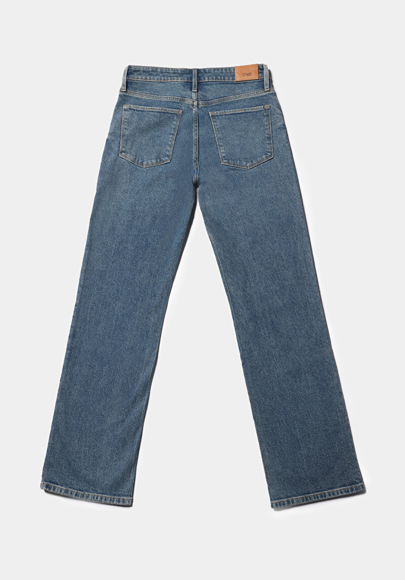 Показати інформацію про Джинси Жіночі Блакитні Прямого Крою Cl1077128