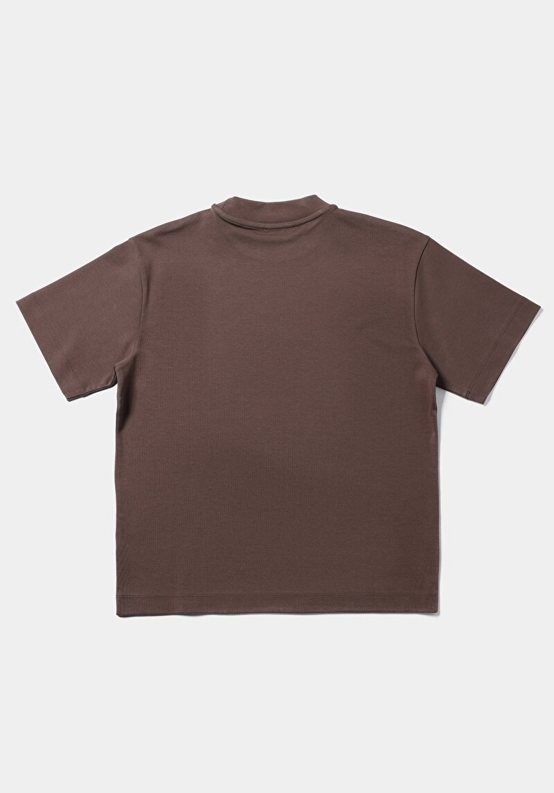 Показати інформацію про Футболка З Коротким Рукавом Жіноча Коричнева  Cl1076097