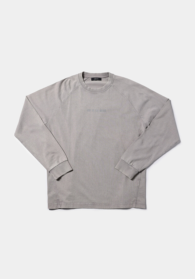 Показати інформацію про Футболка З Довгим Рукавом Чоловіча Сіра  Cl1076339