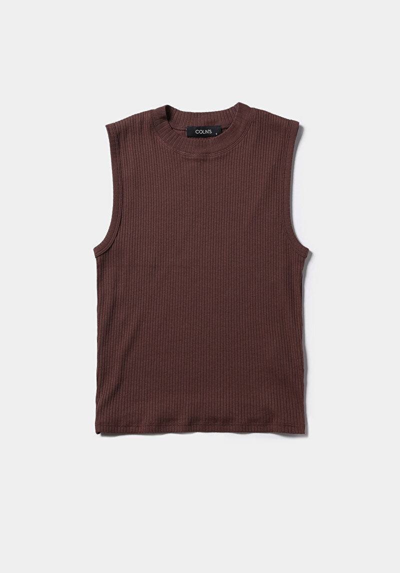 Показати інформацію про Светр Із Коротким Рукавом Жіночий Коричневий  Cl1070207