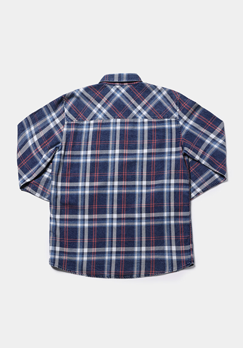 Показати інформацію про Сорочка З Довгим Рукавом Чоловіча Блакитна  Cl1077507