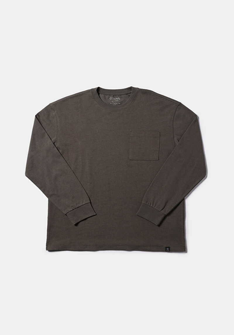 Показати інформацію про Футболка З Довгим Рукавом Чоловіча Зелена  Cl1076435