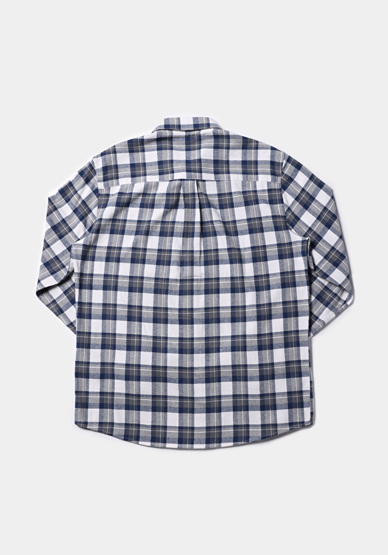 Показати інформацію про Сорочка З Довгим Рукавом Чоловіча Синя  Cl1071033