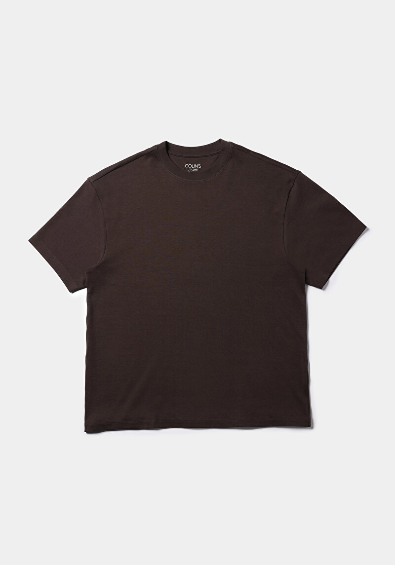 Показати інформацію про Футболка З Коротким Рукавом Чоловіча Коричнева  Cl1076602