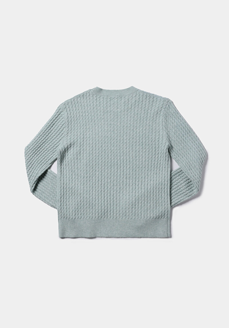 Показати інформацію про Светр Жіночий Зелений  Cl1076610