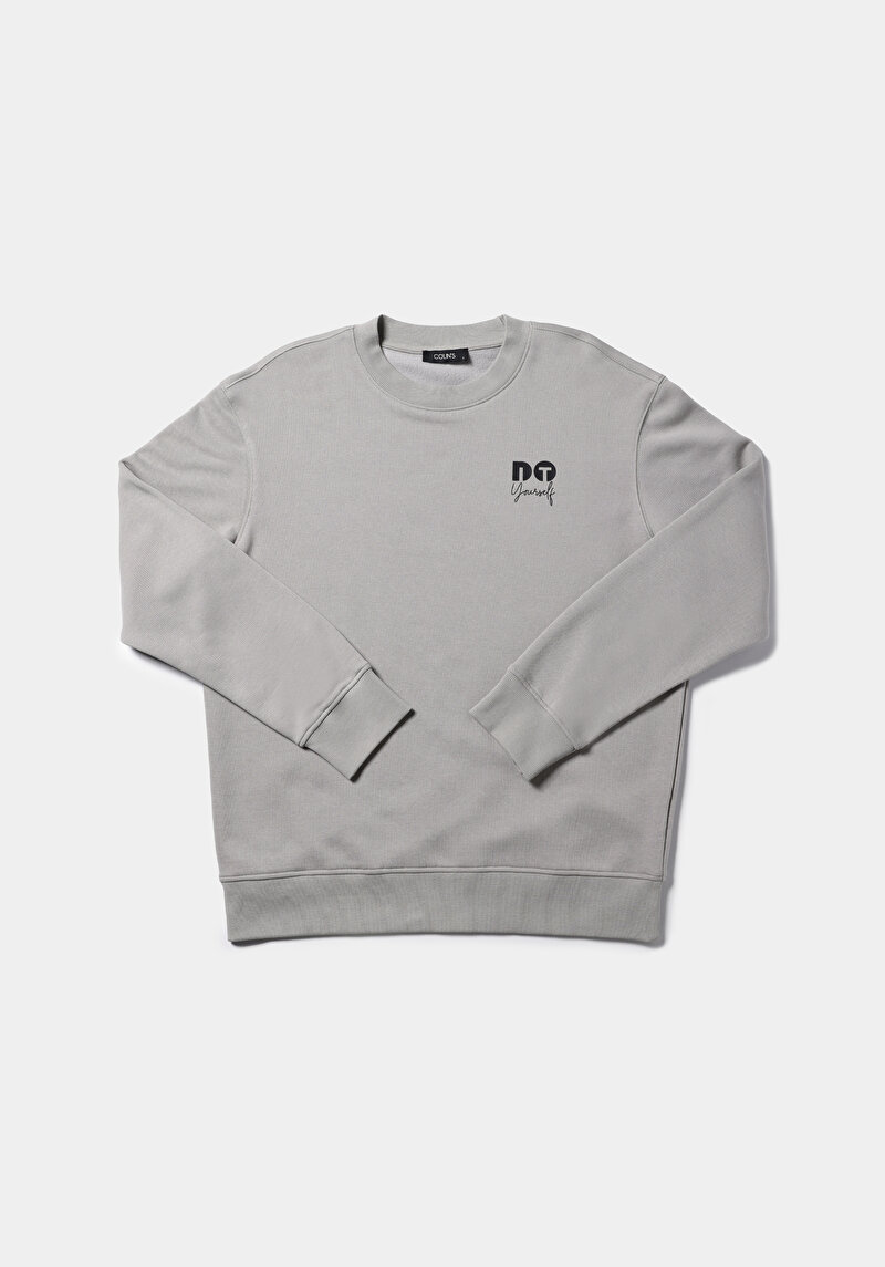 Показати інформацію про Толстовка Чоловіча Сіра  Cl1075711