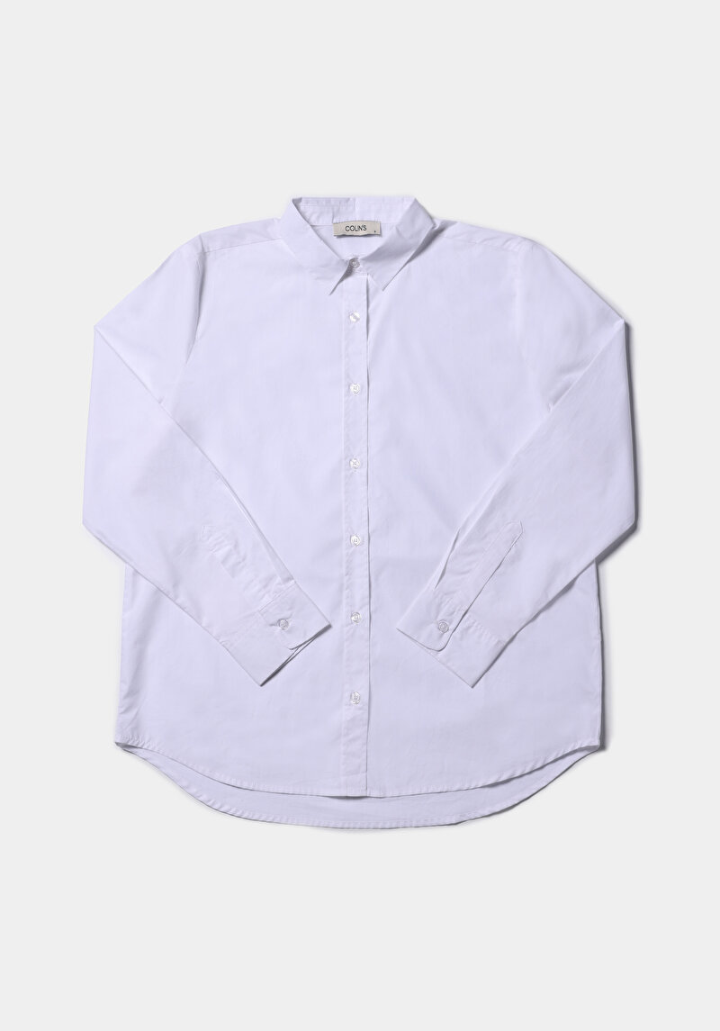 Показати інформацію про Сорочка З Довгим Рукавом Жіноча Біла  Cl1075215