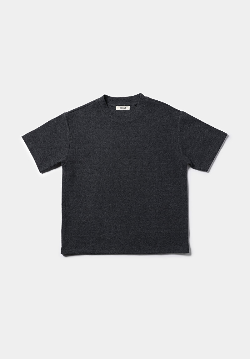 Показати інформацію про Светр Із Коротким Рукавом Жіночий Сірий  Cl1077171