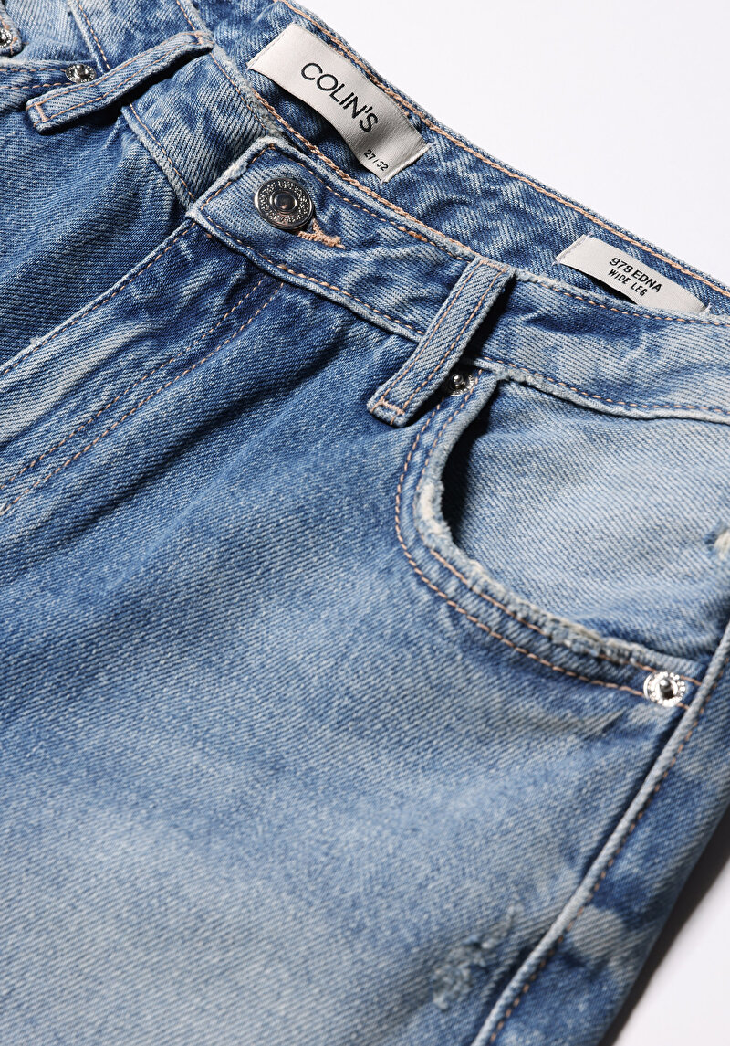 Показати інформацію про Джинси Жіночі Блакитні  Cl1076777