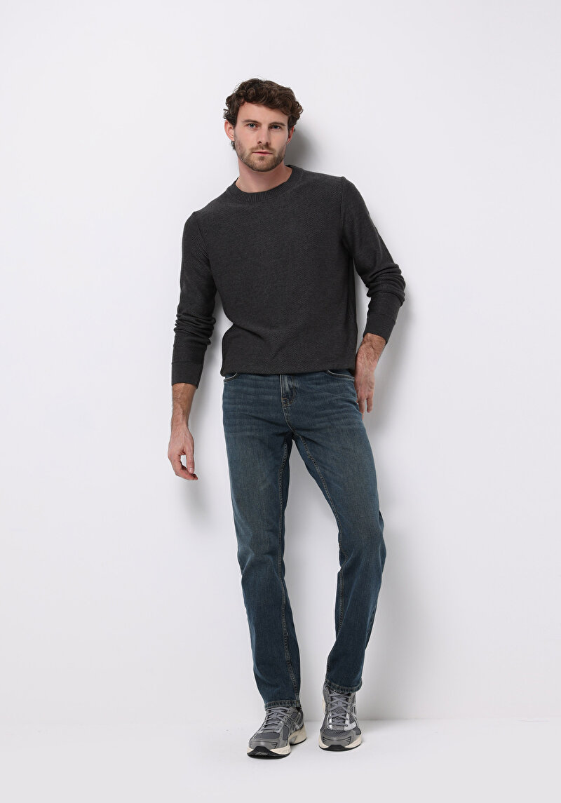 Зображення 044 Karl Джинси Чоловічі Чорні Прямого Крою Cl1076535