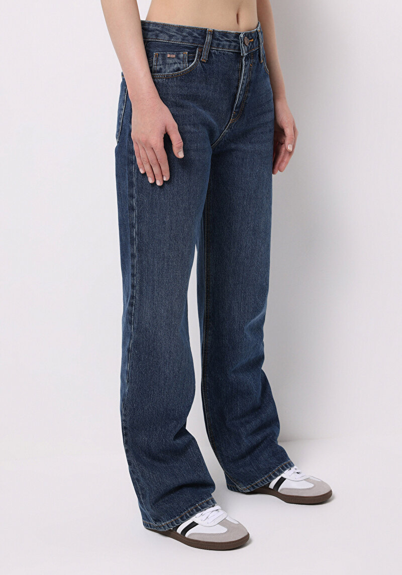 Зображення Джинси Жіночі Блакитні Прямого Крою Cl1077321