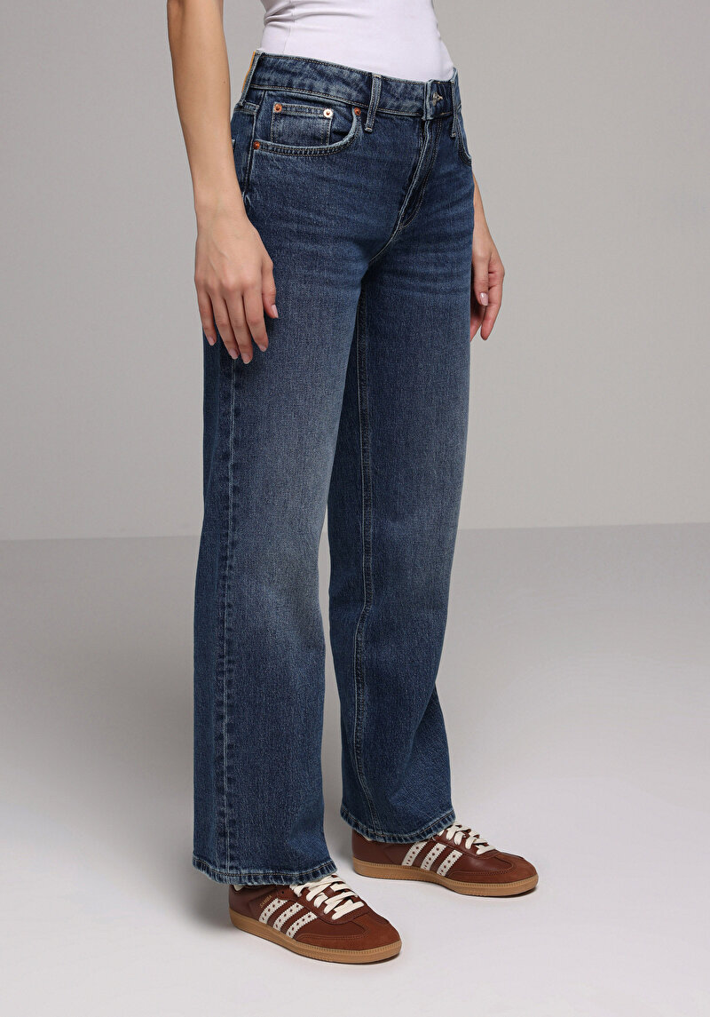 Зображення Джинси Жіночі Блакитні Прямого Крою Cl1078431