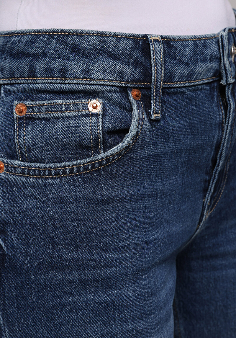 Показати інформацію про Джинси Жіночі Блакитні Прямого Крою Cl1078431