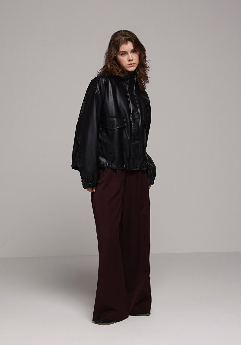 Зображення Брюки Жіночі Бордові Cl1078044