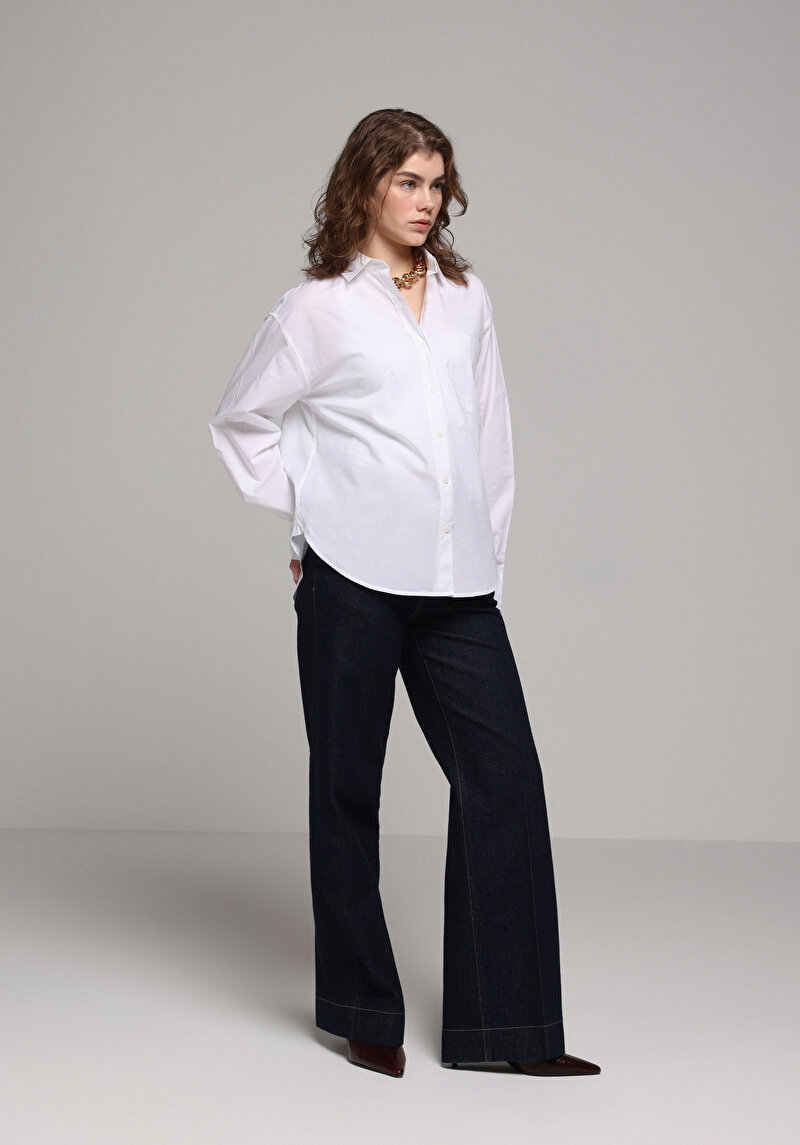 Зображення Сорочка З Довгим Рукавом Жіноча Біла Cl1078110