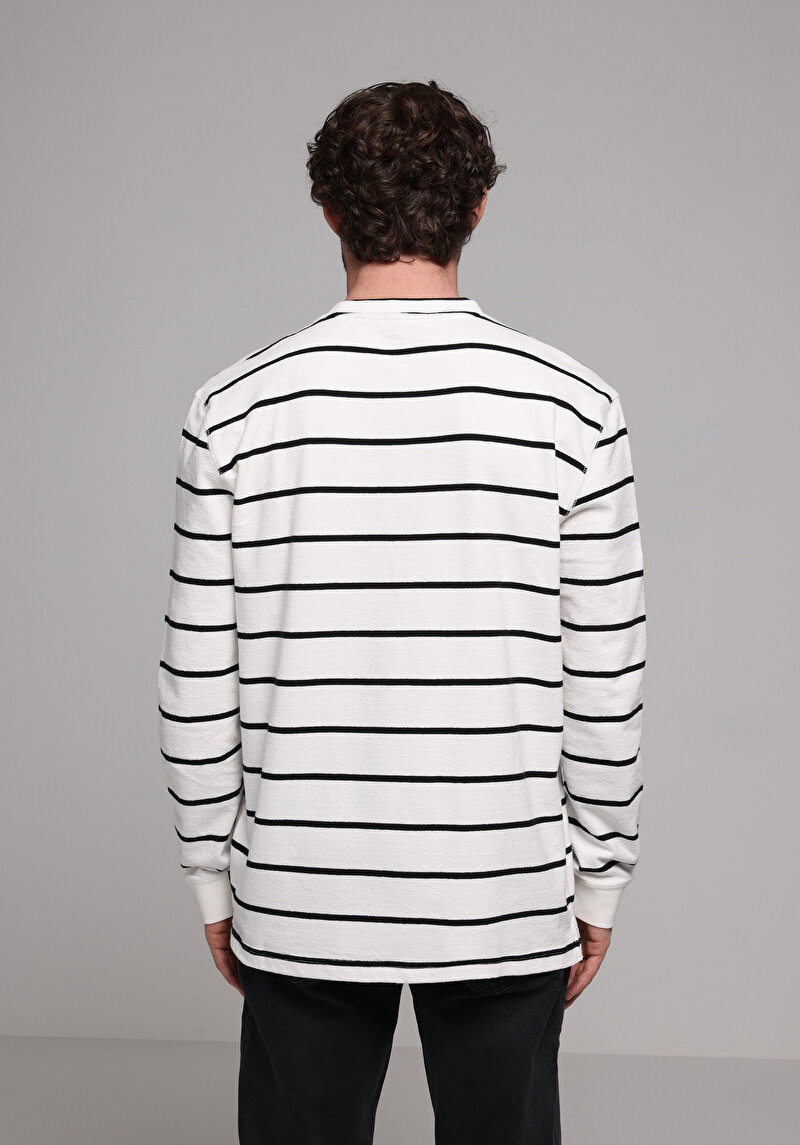 Зображення Футболка З Довгим Рукавом Чоловіча Біла  Cl1077803