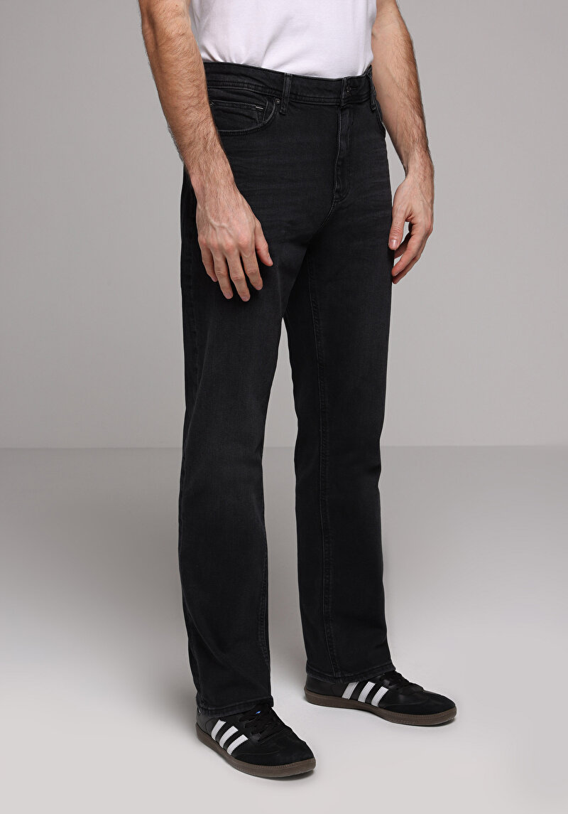 Зображення 045 David Джинси Чоловічі Чорні Класичного Крою Cl1078165