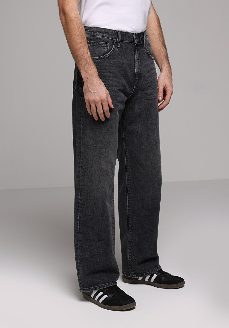 Зображення Джинси Чоловічі Чорні Вільного Крою Cl1078189