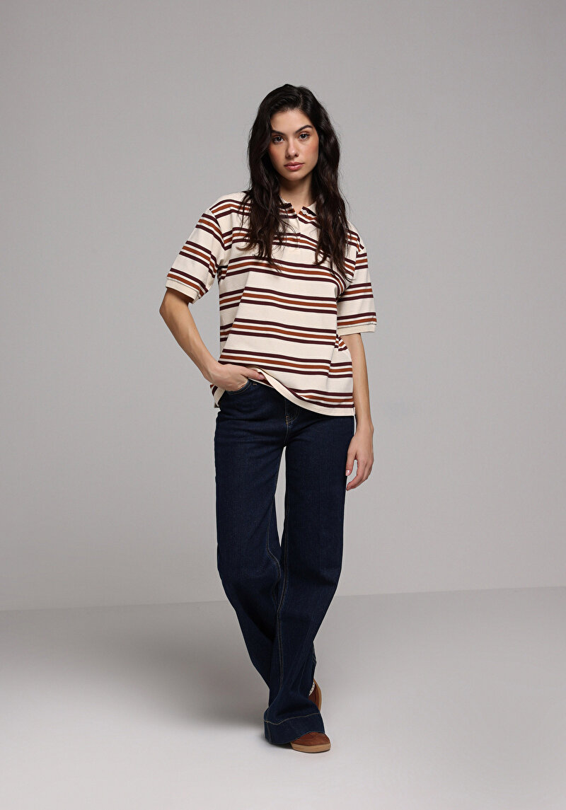 Показати інформацію про Поло З Коротким Рукавом Жіноче Мультіколор  Cl1077664