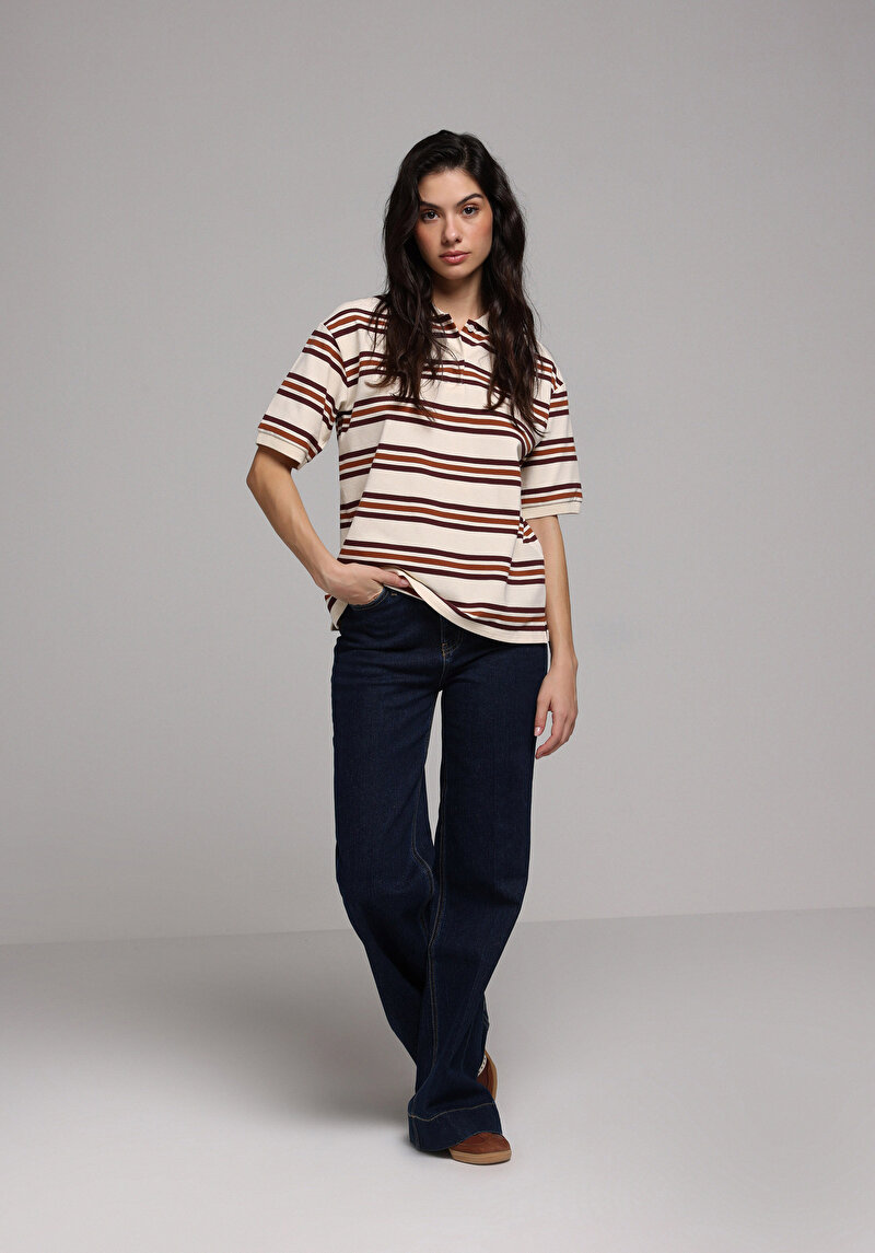 Зображення Поло З Коротким Рукавом Жіноче Мультіколор Cl1077664