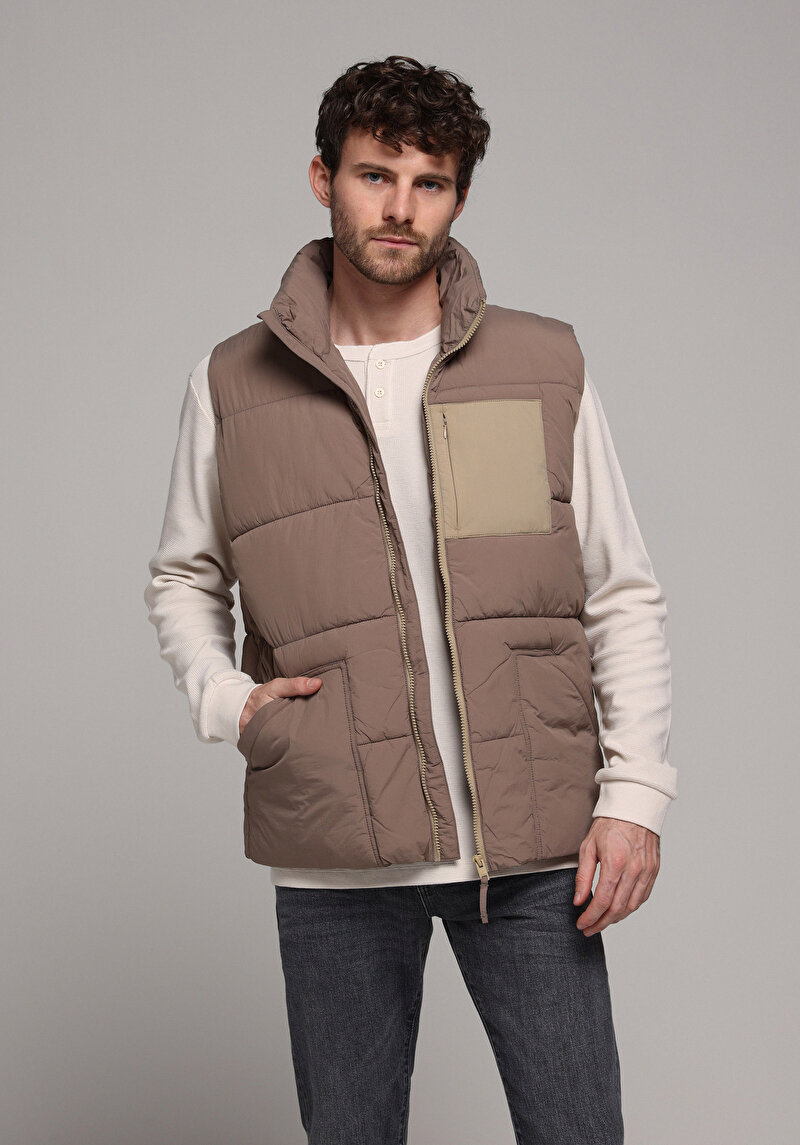 Зображення Жилет Чоловічий Коричневий Cl1077730