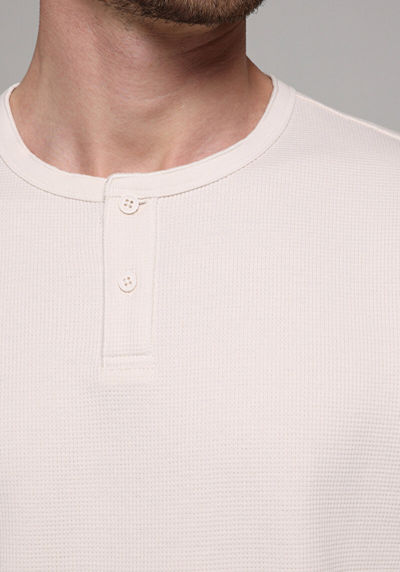 Показати інформацію про Футболка З Довгим Рукавом Чоловіча Бежева  Cl1078190