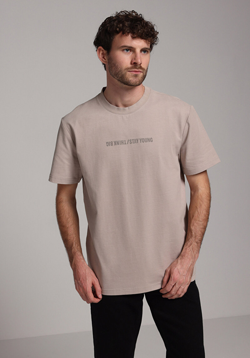 Зображення Футболка З Коротким Рукавом Чоловіча Сіра Cl1078084