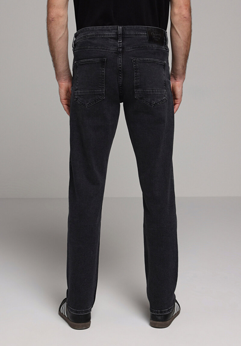 Зображення 044 Karl Джинси Чоловічі Чорні Прямого Крою Cl1078161