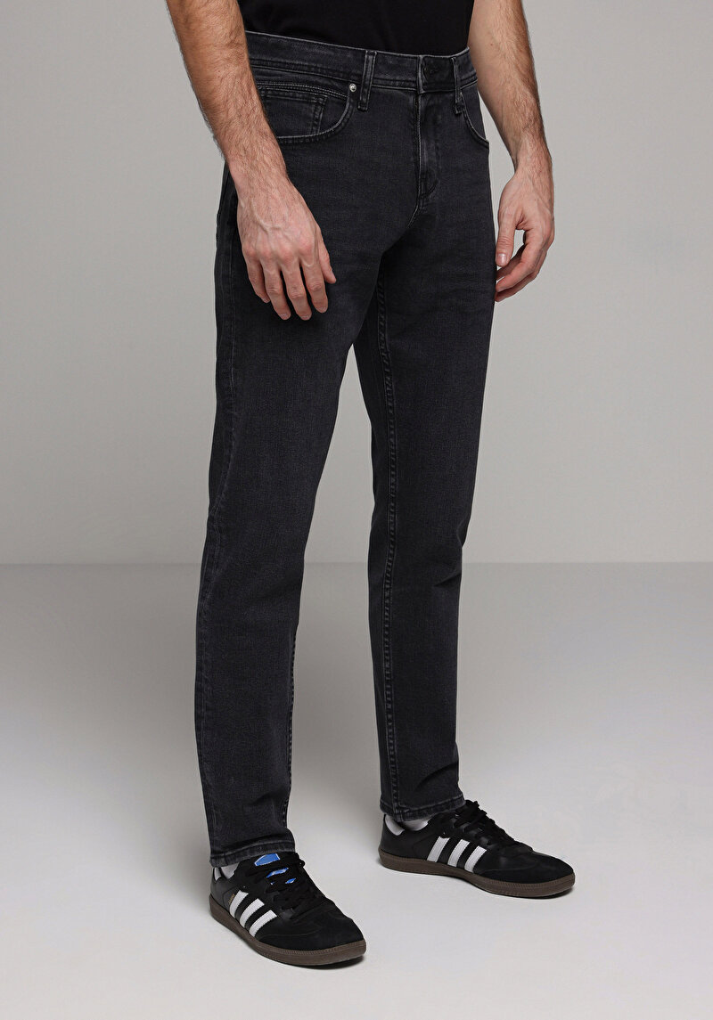 Зображення 044 Karl Джинси Чоловічі Чорні Прямого Крою Cl1078161