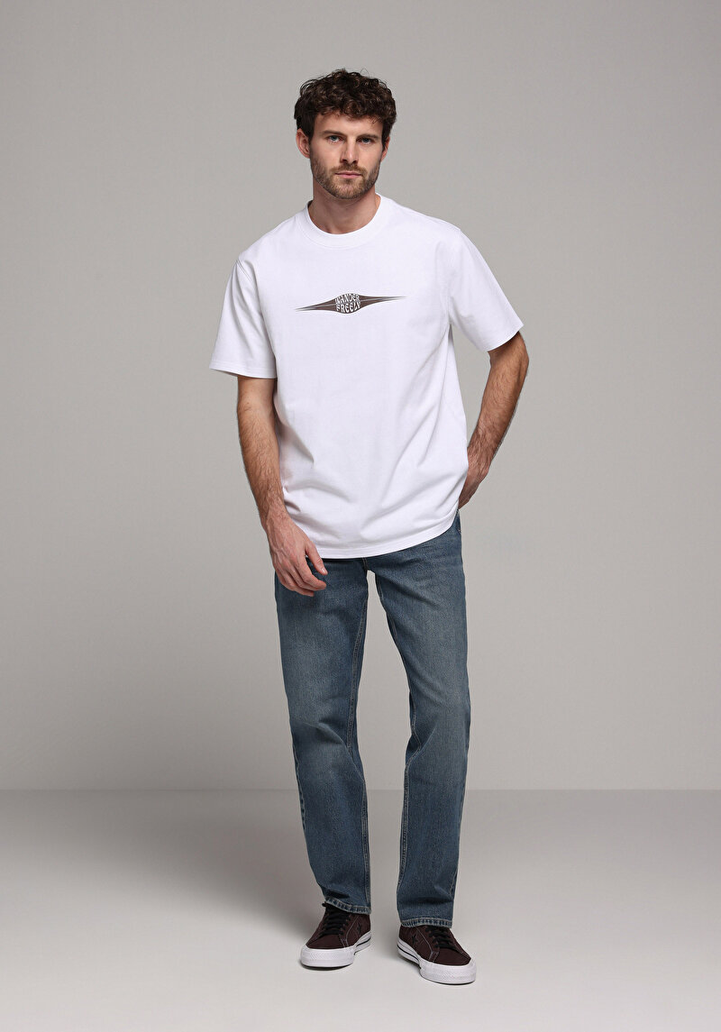 Зображення 047 Fit Джинси Чоловічі Блакитні Класичного Крою Cl1078169