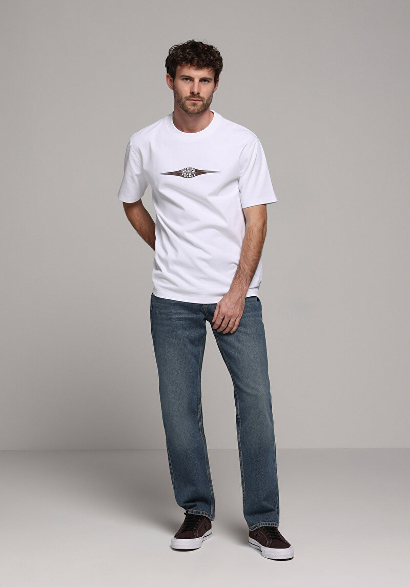 Зображення 047 Fit Джинси Чоловічі Блакитні Класичного Крою Cl1078169