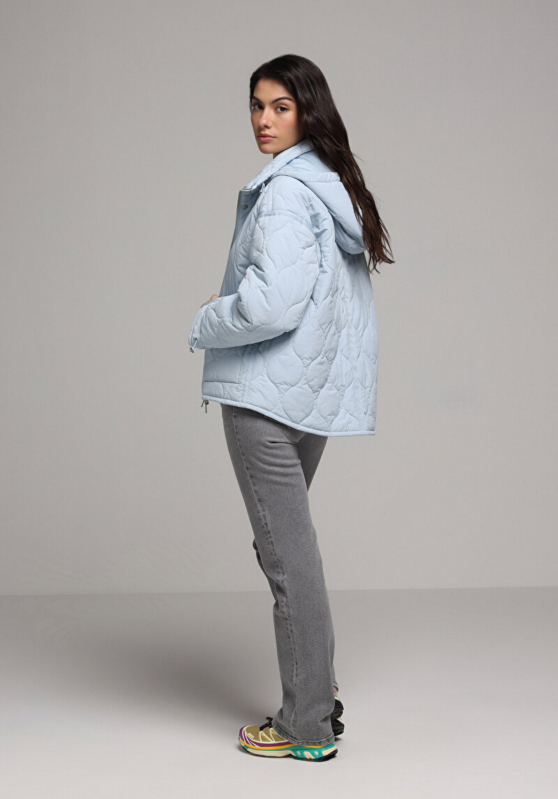 Показати інформацію про Куртка Жіноча Блакитна  Cl1077650