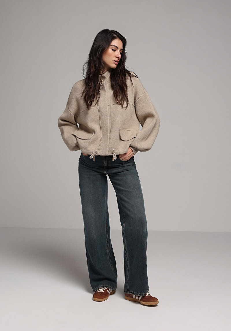 Показати інформацію про Кардиган Жіночий Бежевий  Cl1077781