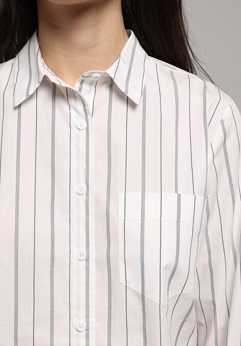 Зображення Сорочка З Довгим Рукавом Жіноча Біла Cl1077998