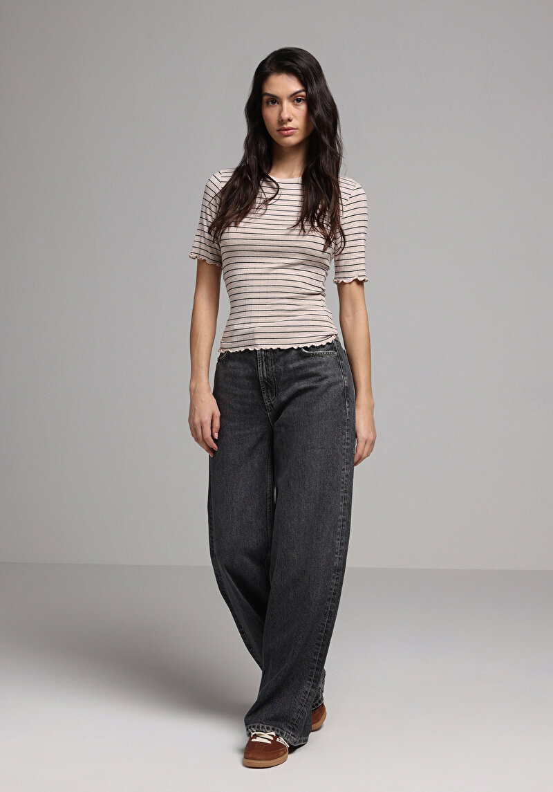 Показати інформацію про Светр Із Коротким Рукавом Жіночий Бежевий  Cl1078113