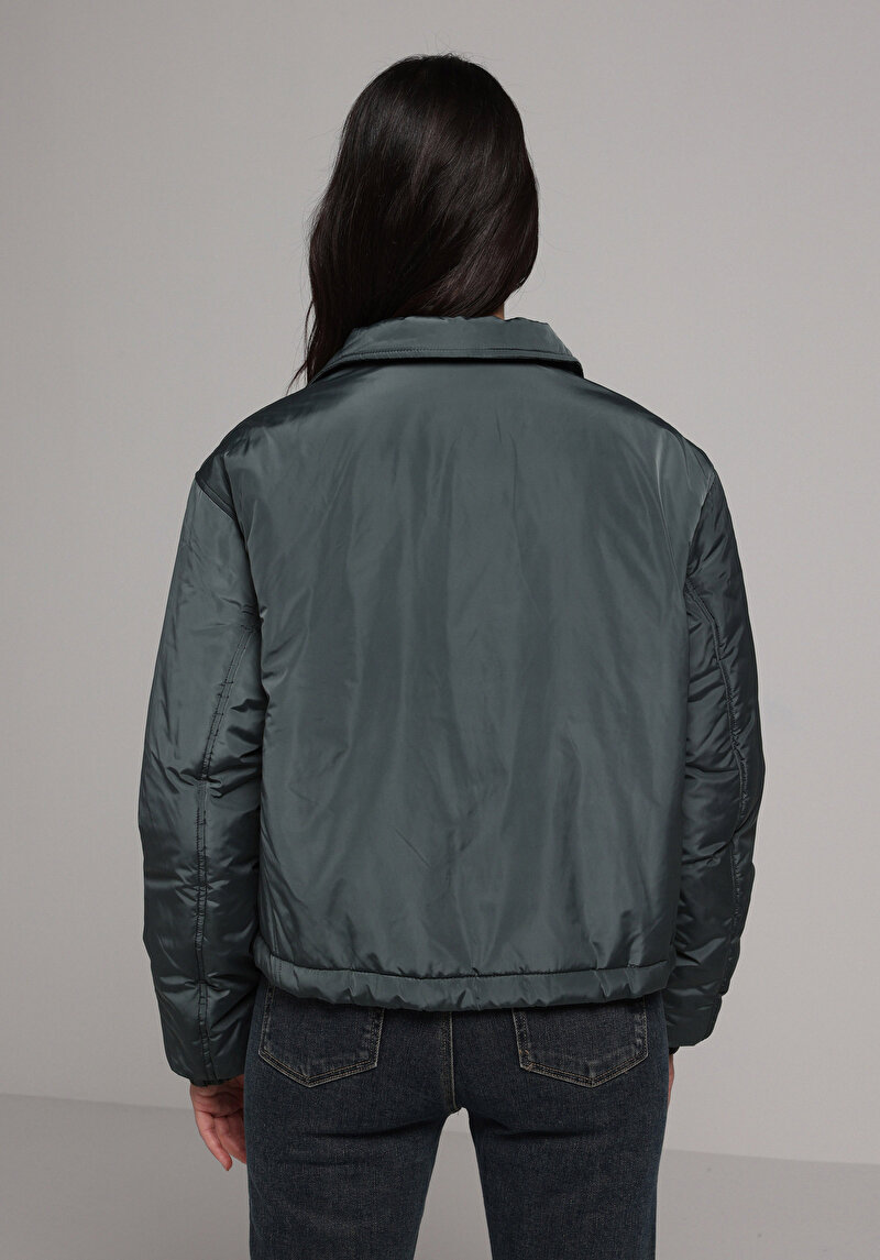 Показати інформацію про Куртка Жіноча Зелена  Cl1078364