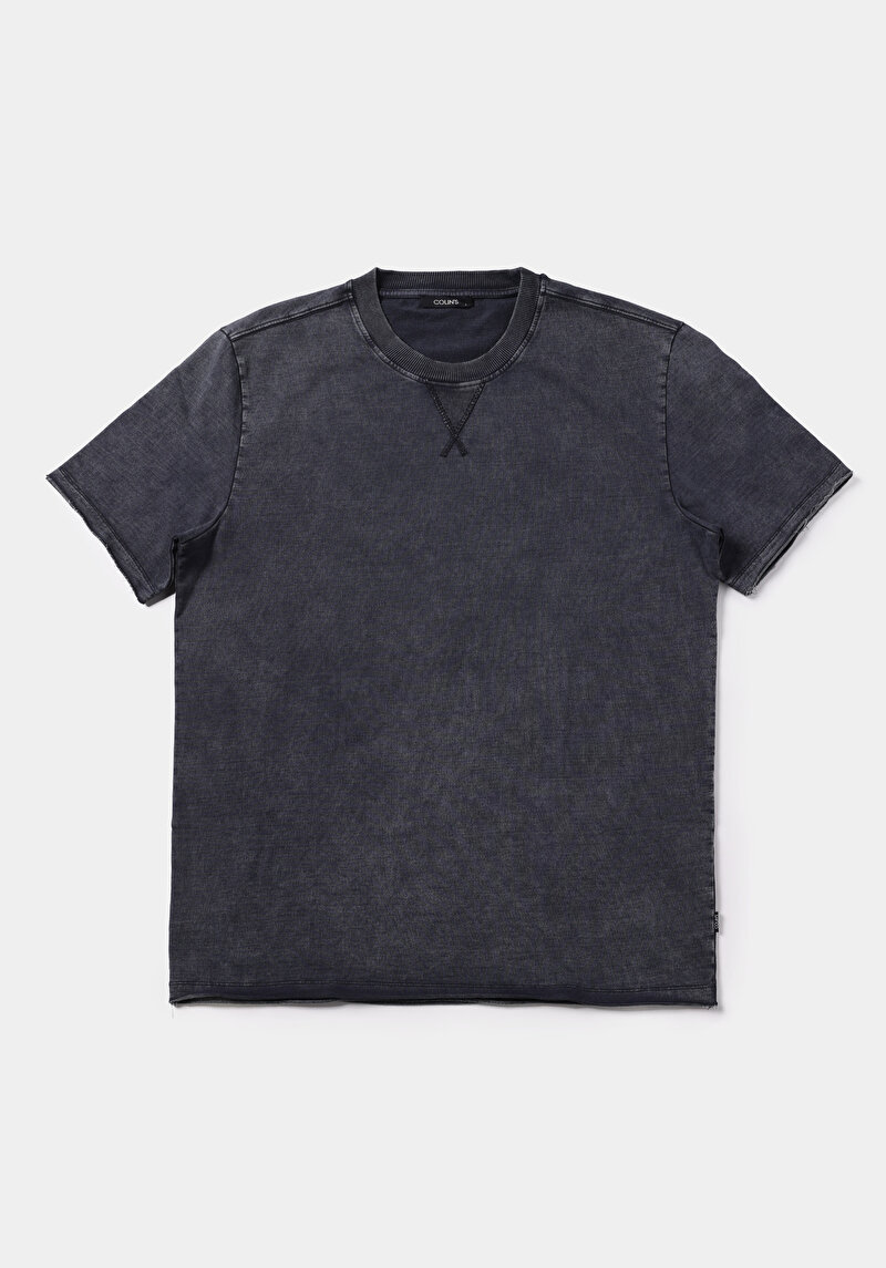 Зображення Футболка З Коротким Рукавом Чоловіча Сіра  Cl1077455