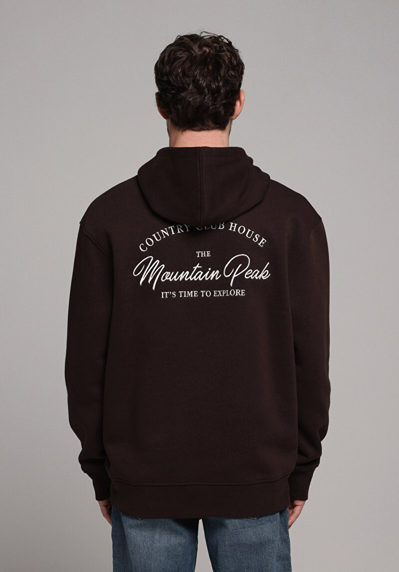 Показати інформацію про Толстовка Чоловіча Коричнева  Cl1076437