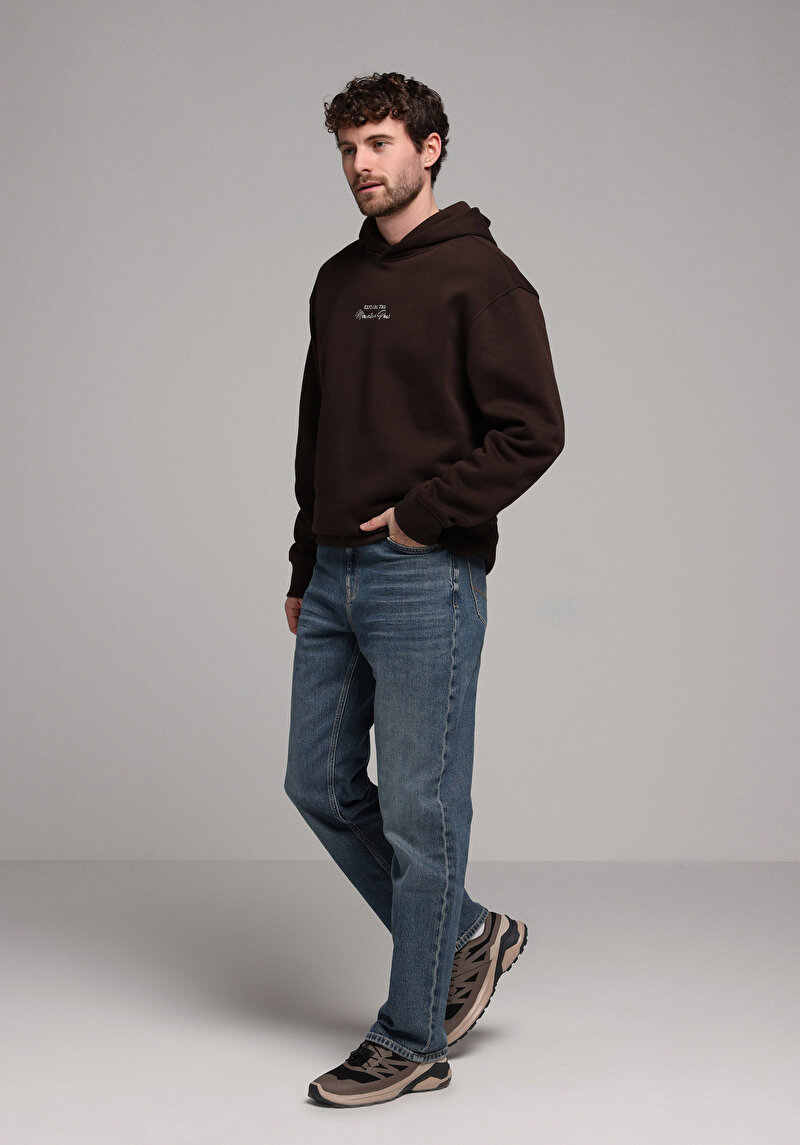 Показати інформацію про Толстовка Чоловіча Коричнева  Cl1076437