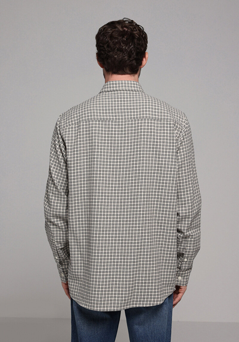 Зображення Сорочка З Довгим Рукавом Чоловіча Бежева Cl1077705