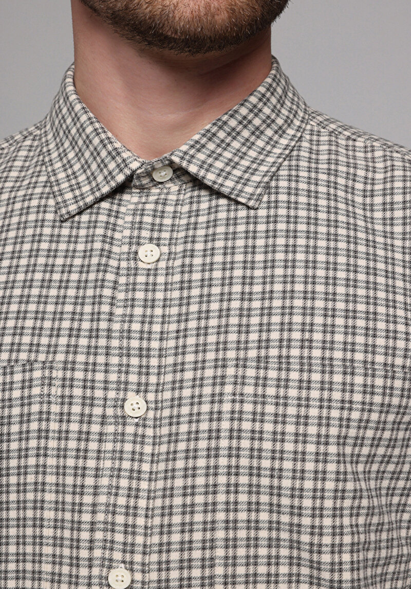 Зображення Сорочка З Довгим Рукавом Чоловіча Бежева Cl1077705