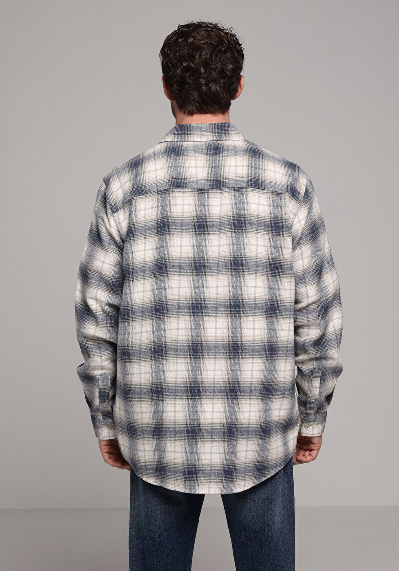 Зображення Сорочка З Довгим Рукавом Чоловіча Блакитна Cl1077505