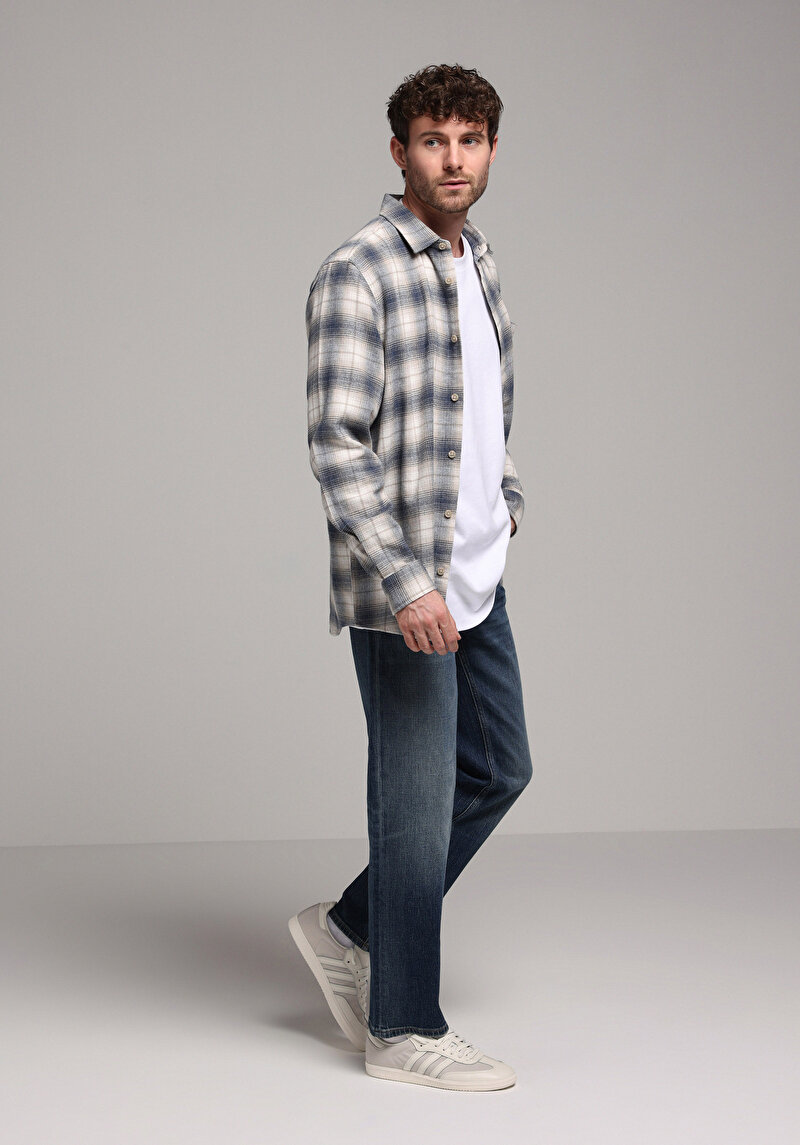 Зображення Сорочка З Довгим Рукавом Чоловіча Блакитна Cl1077505