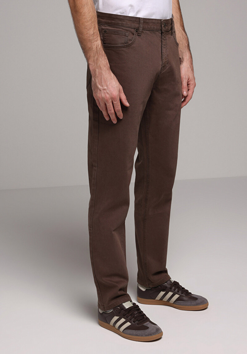 Показати інформацію про Брюки Чоловічі Коричневі  Cl1078135