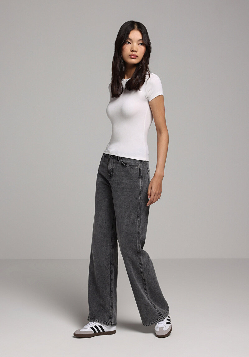 Показати інформацію про 970 Berry Джинси Жіночі Сірі Класичного Крою Cl1077123