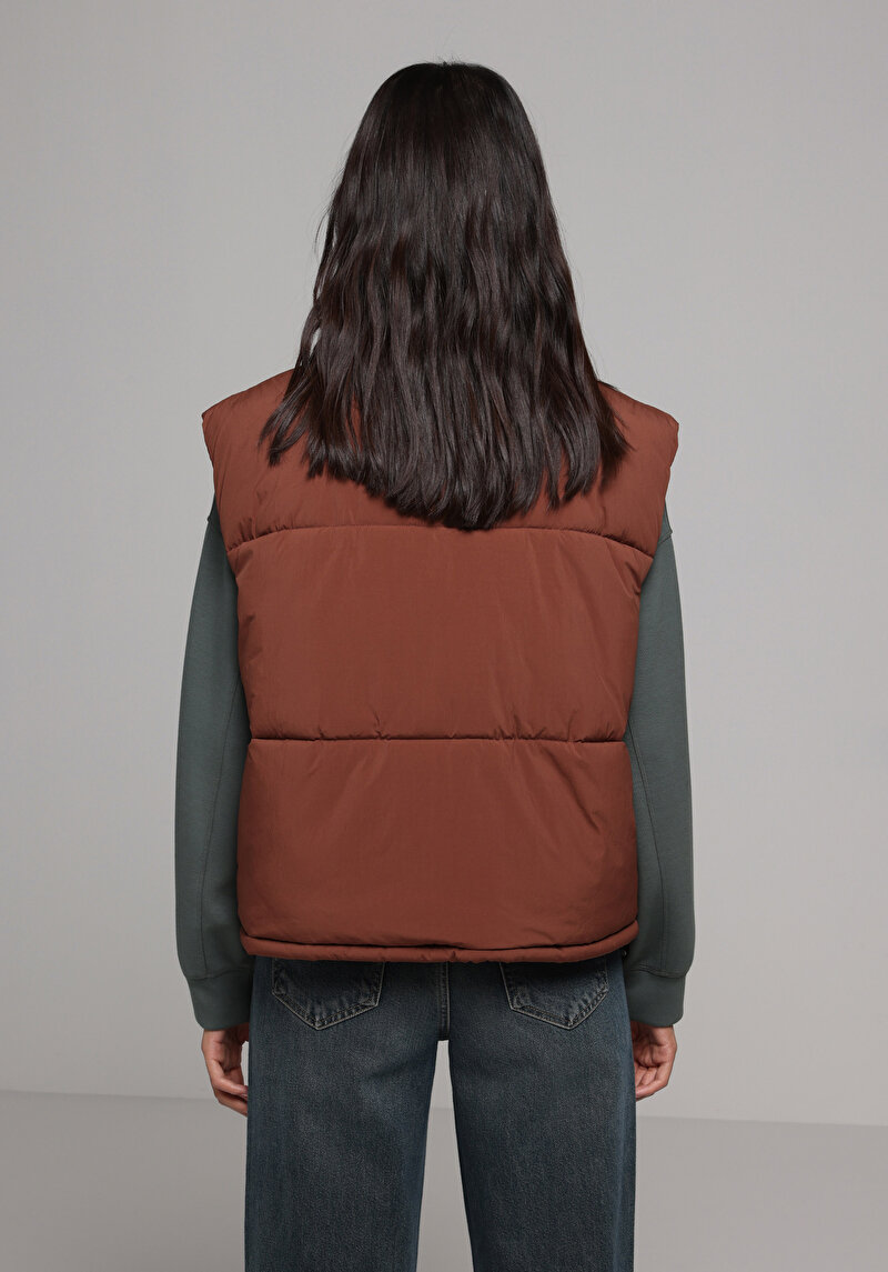 Показати інформацію про Жилет Жіночий Коричневий  Cl1077668