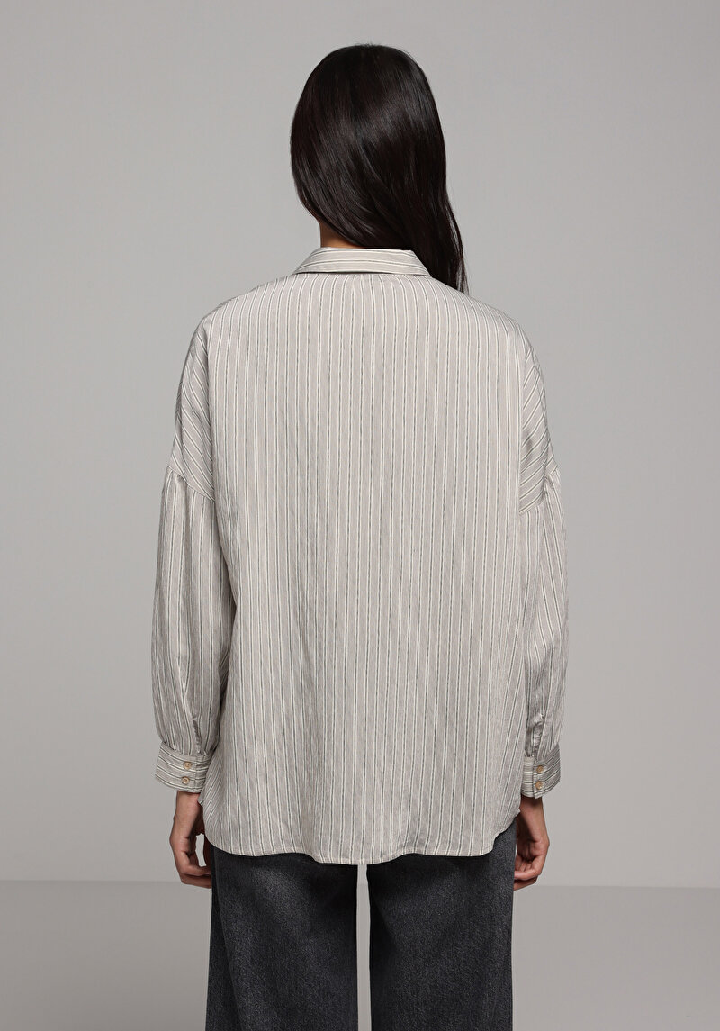 Зображення Сорочка З Довгим Рукавом Жіноча Бежева Cl1077757